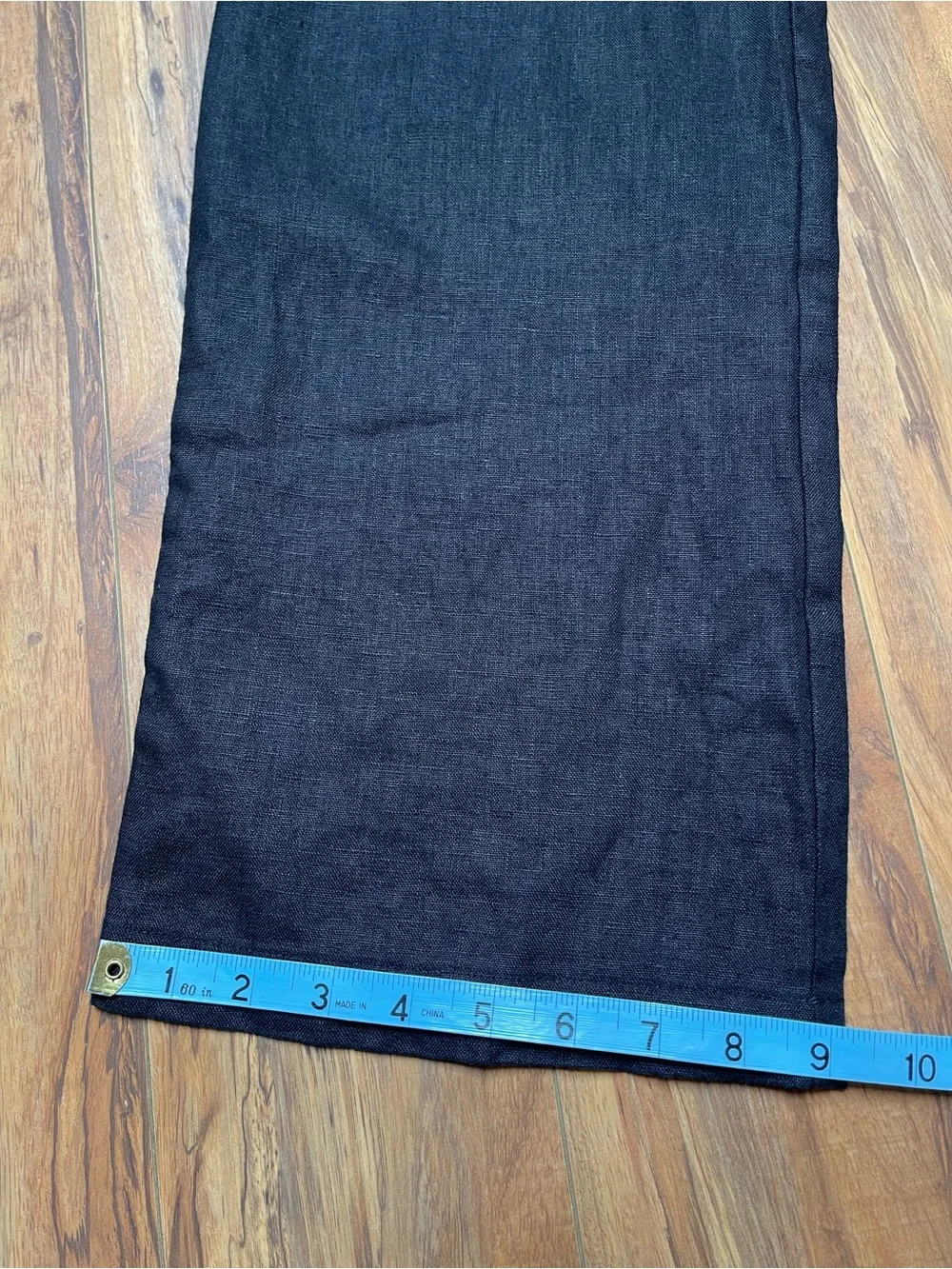 Reformation Olina Linen Pants in Black Size XS